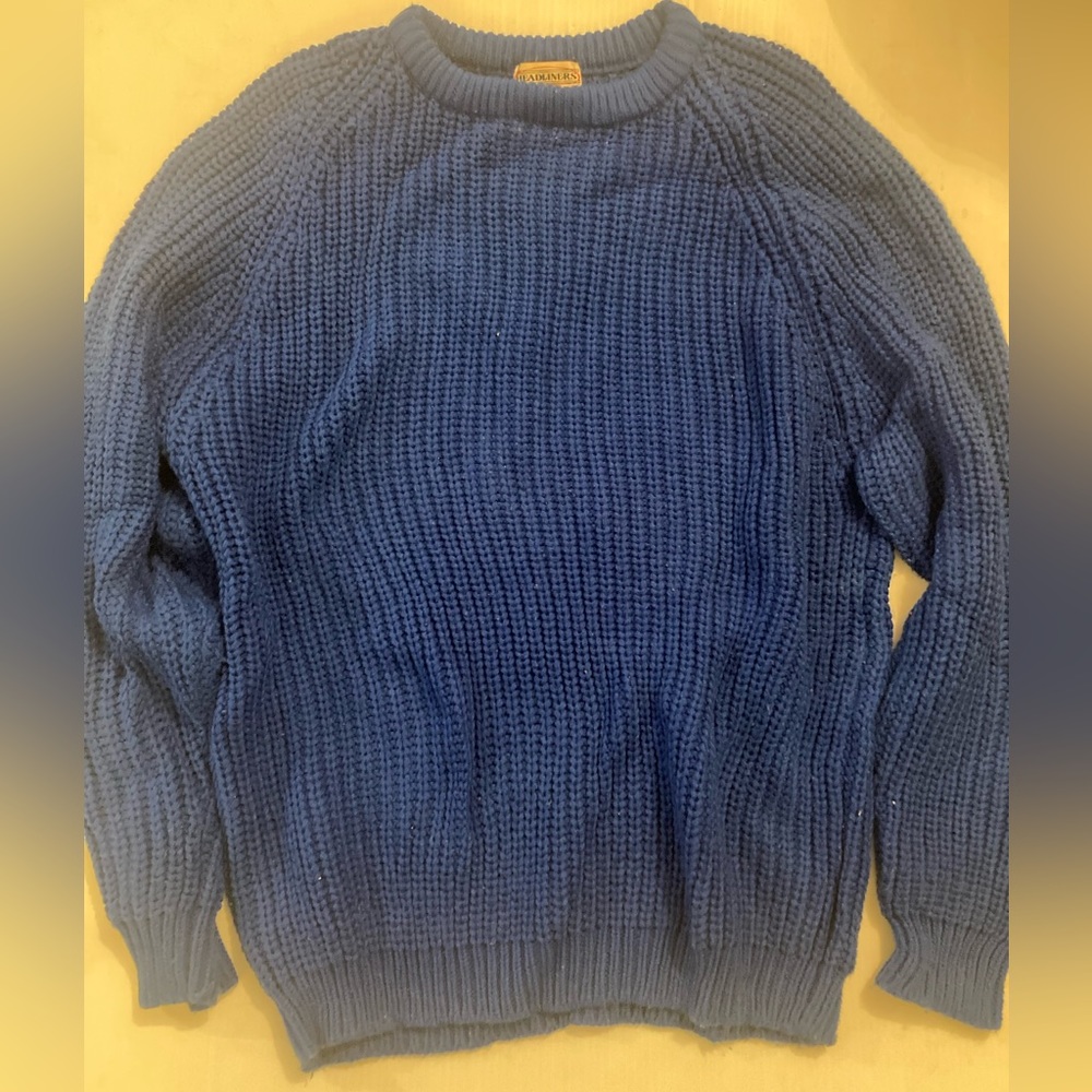 Vintage Headliners blue sweater